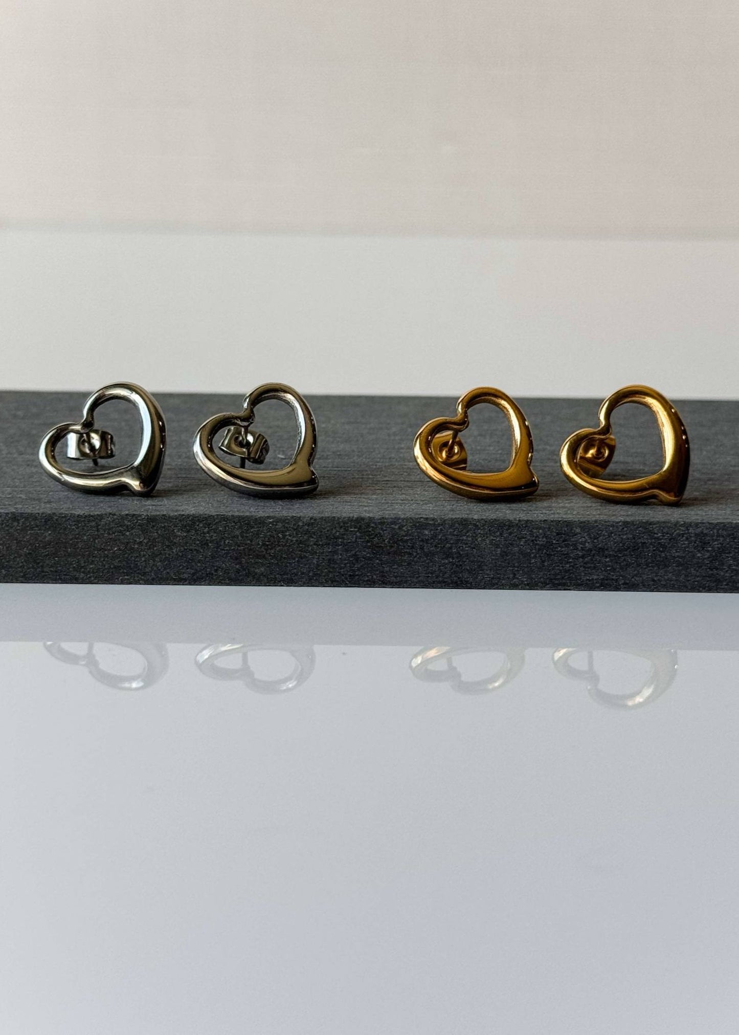 Alice Heart Studs