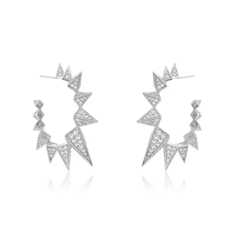 Jagger Pavé Hoop Earrings
