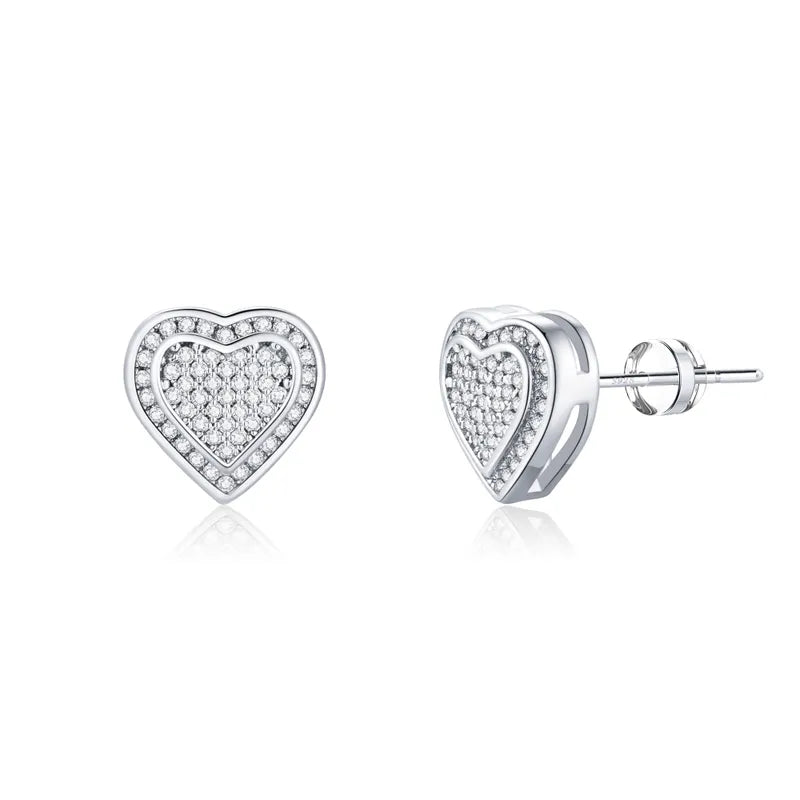 Tilly Heart Studs