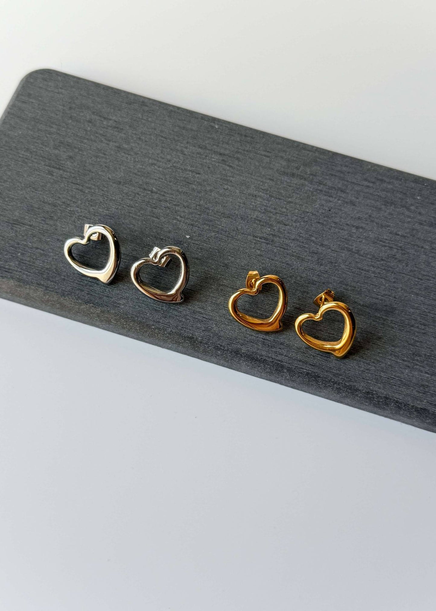 Alice Heart Studs