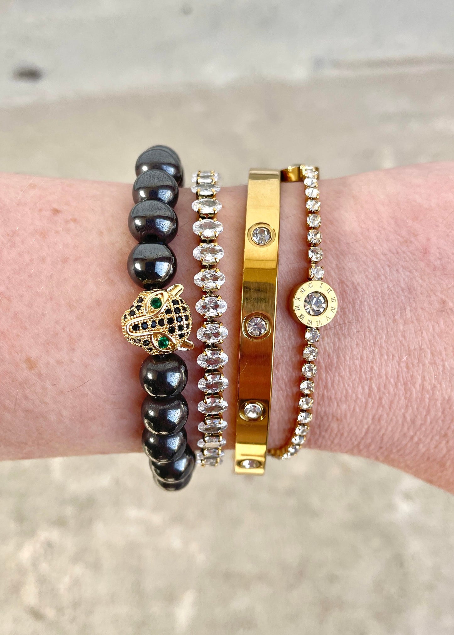 Jaguar Beaded Bracelet