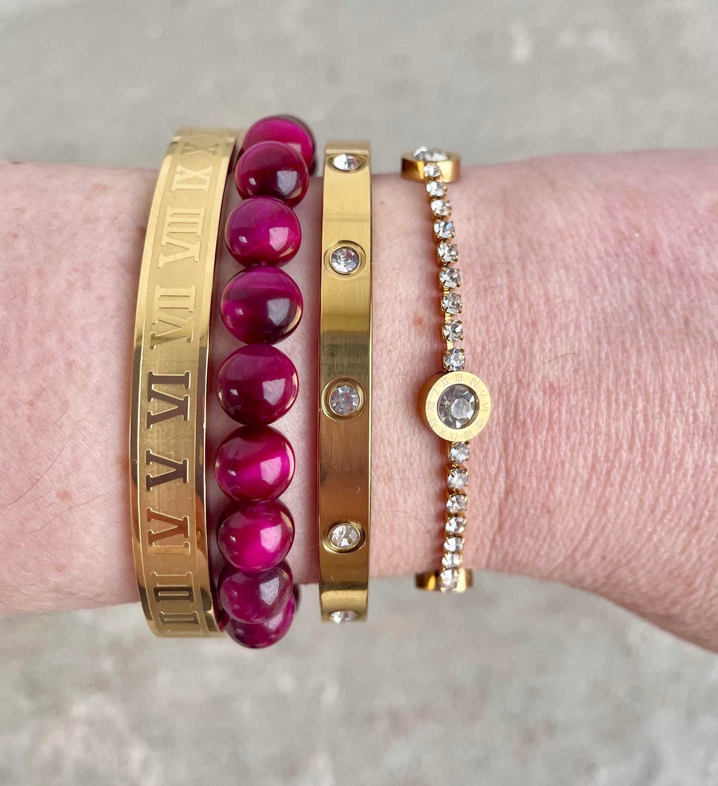 Carmen Roman Numeral Bangle