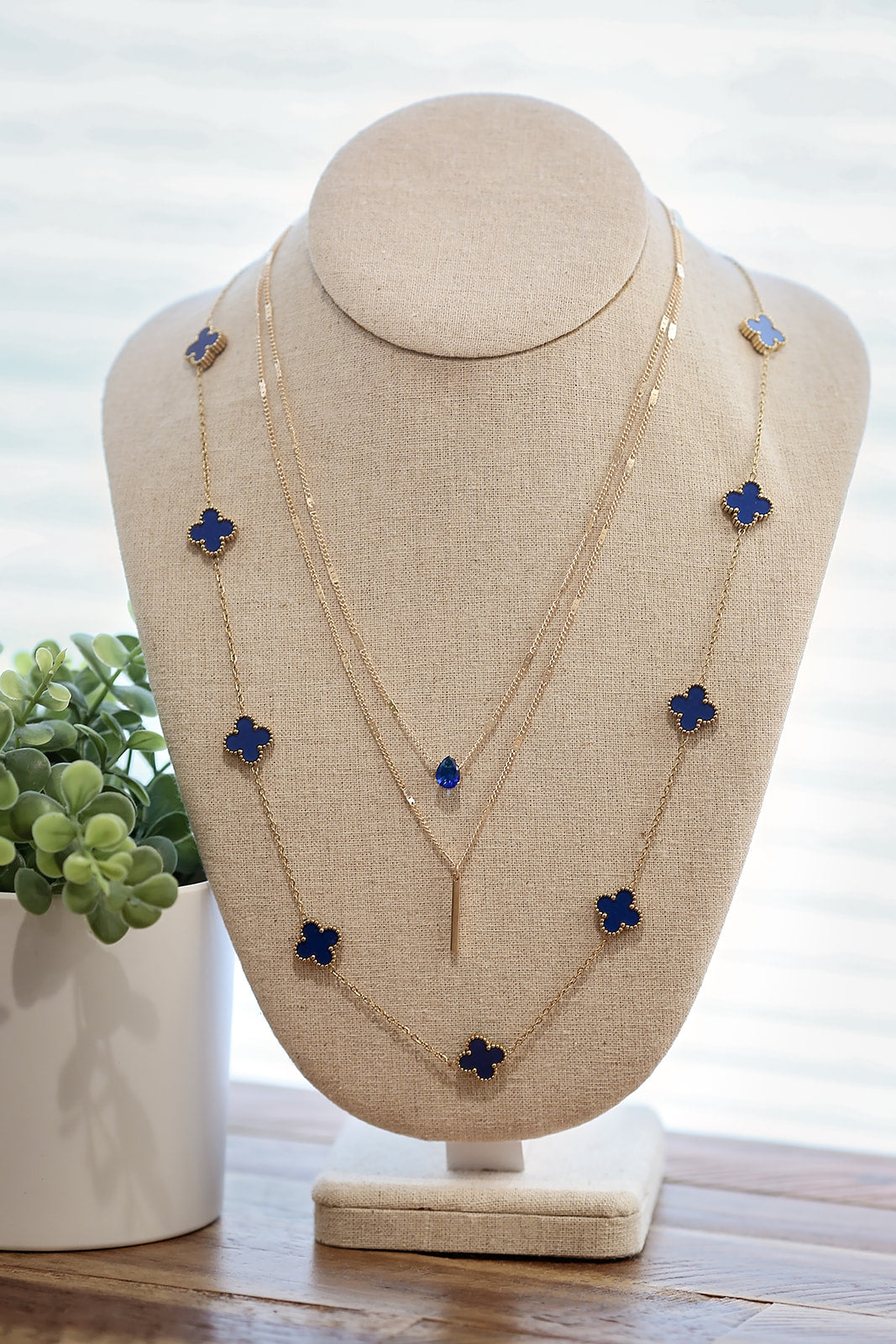 Elena Double Strand Necklace