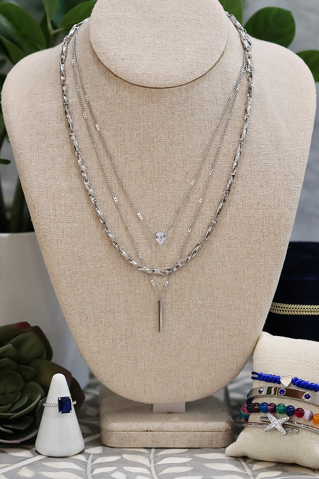 Elena Double Strand Necklace