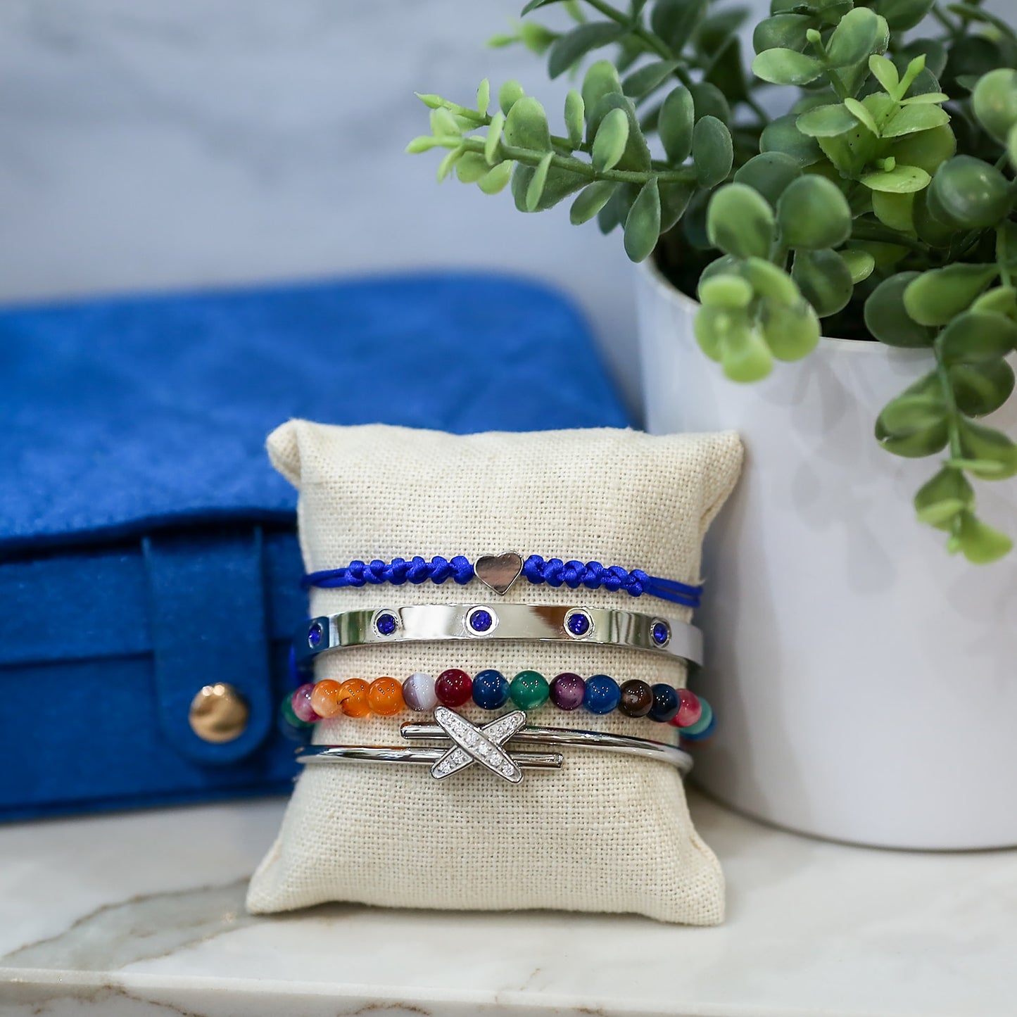 Cami CZ Stone Bangle with Colored Stones | Pre-Order