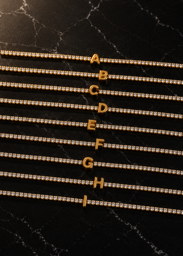 Initial Tennis Bracelet | Pre-Order
