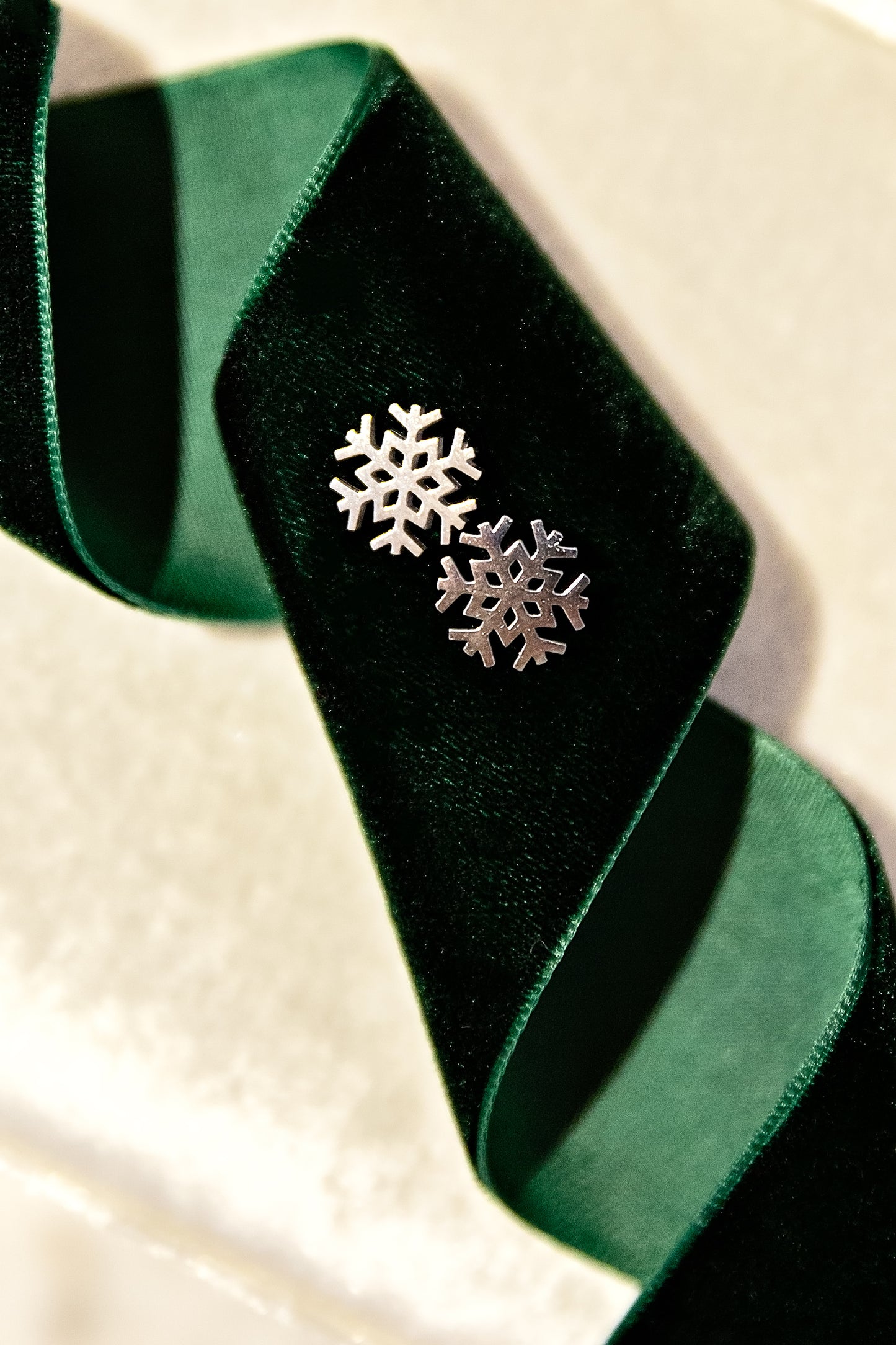 Delicate Snowflake Stud Earrings