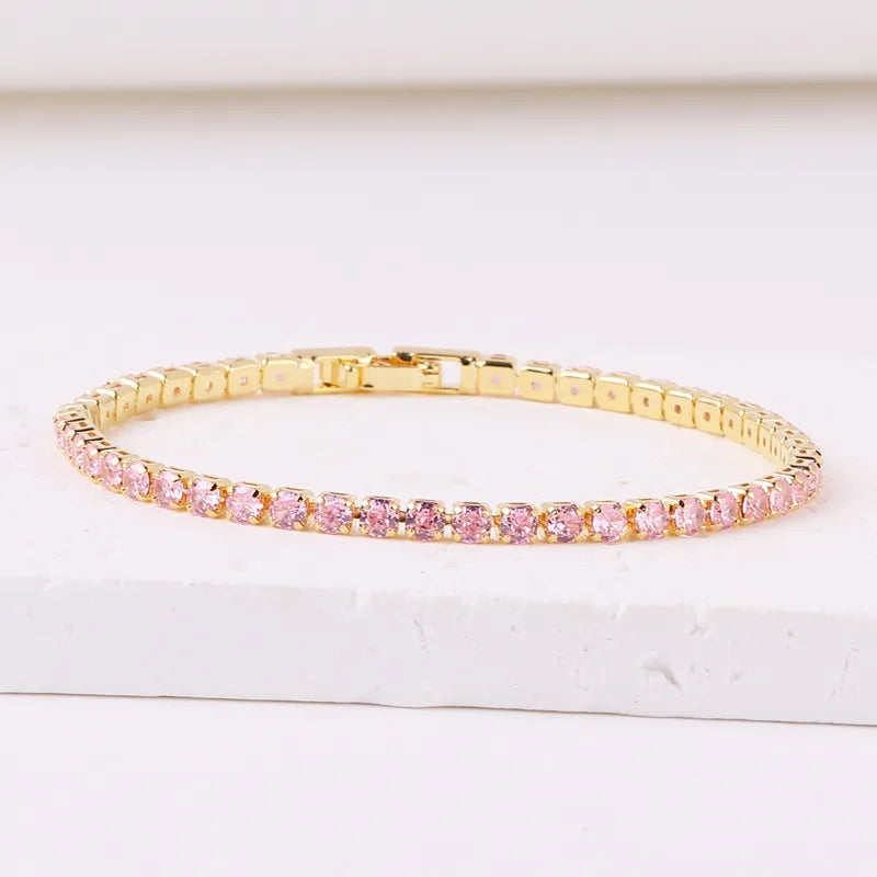 Classic Mini Tennis Bracelet | Pink Shoppe