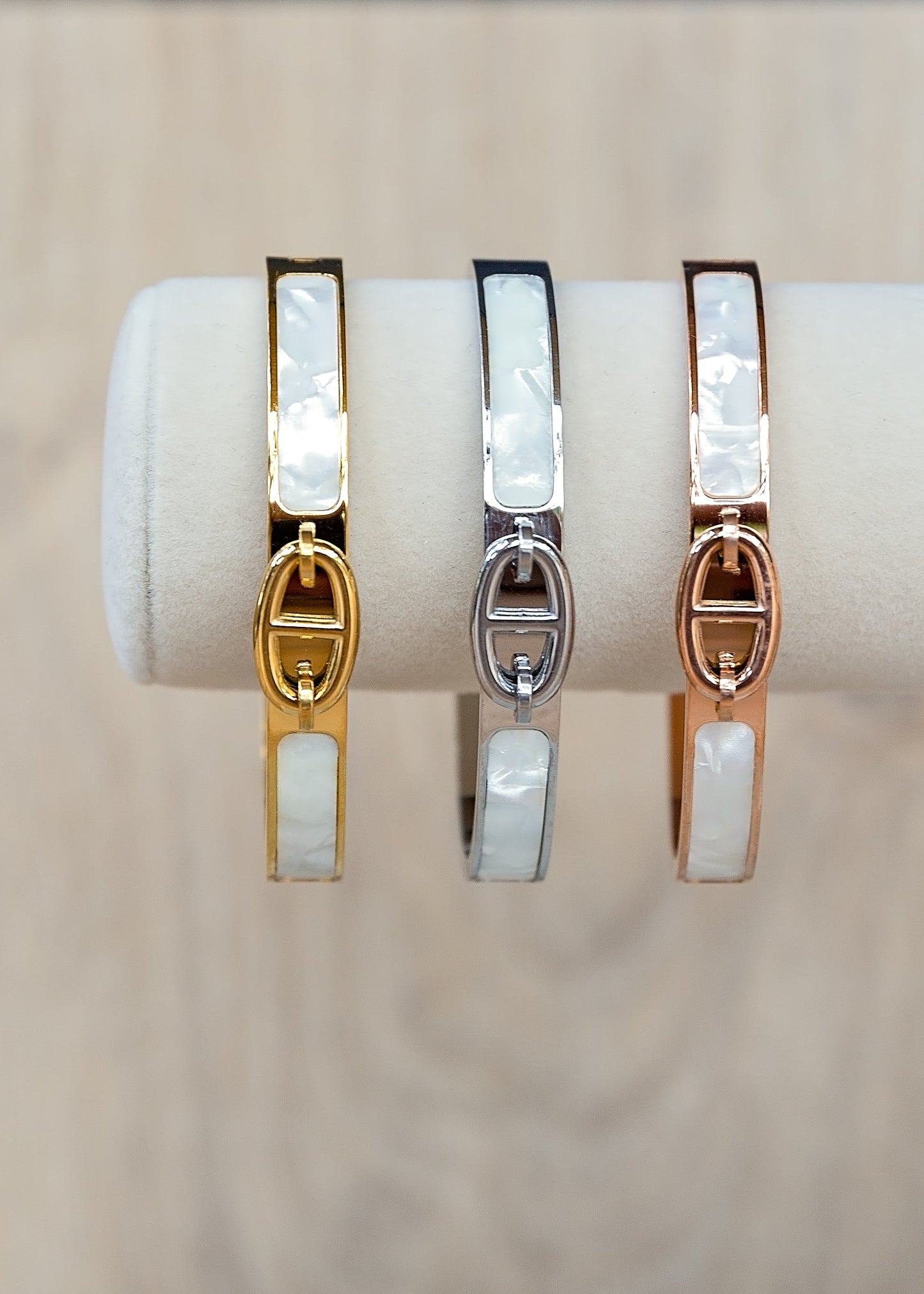 Trina Mother of Pearl Bangle