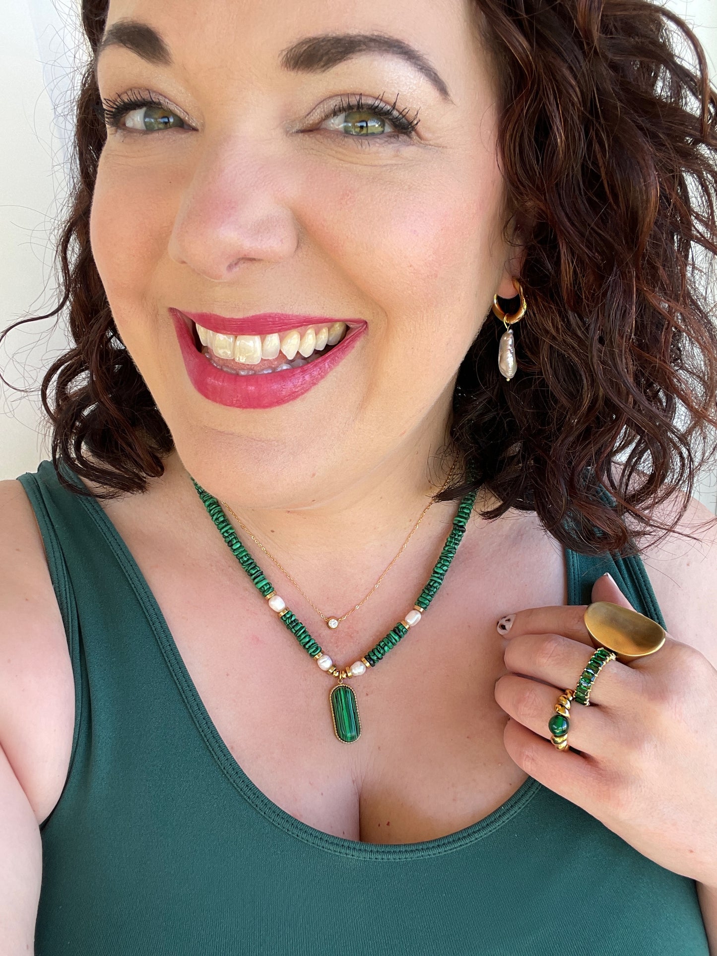 Amanda Dainty CZ Necklace