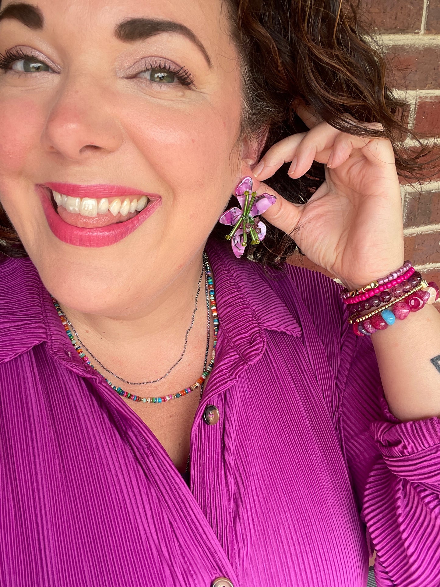 Cyndi Acrylic Earrings
