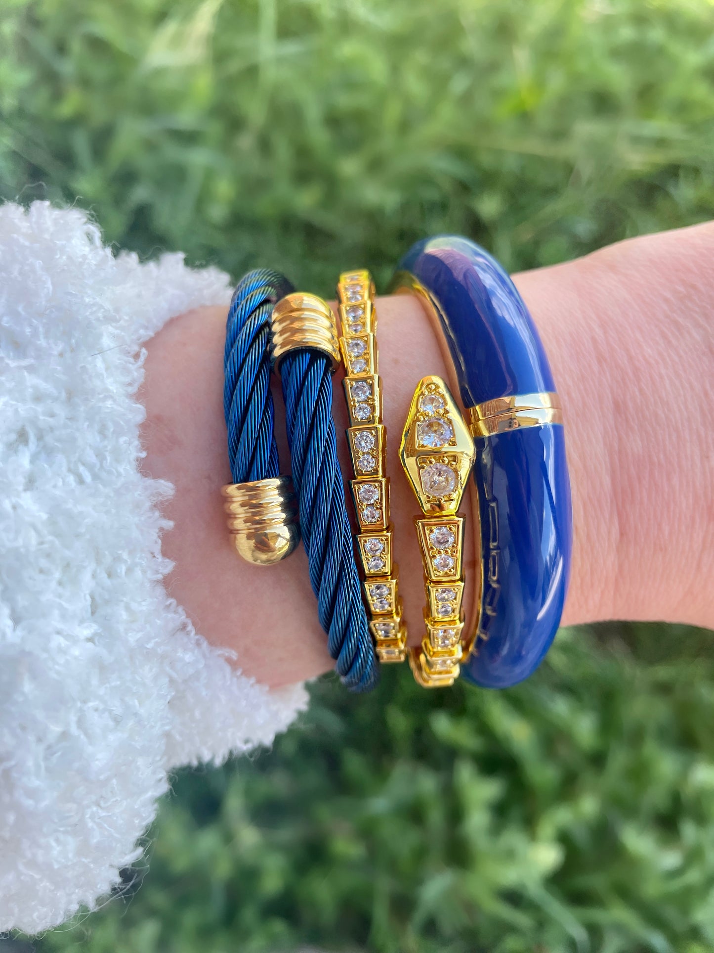 Cable Wrap Bracelet