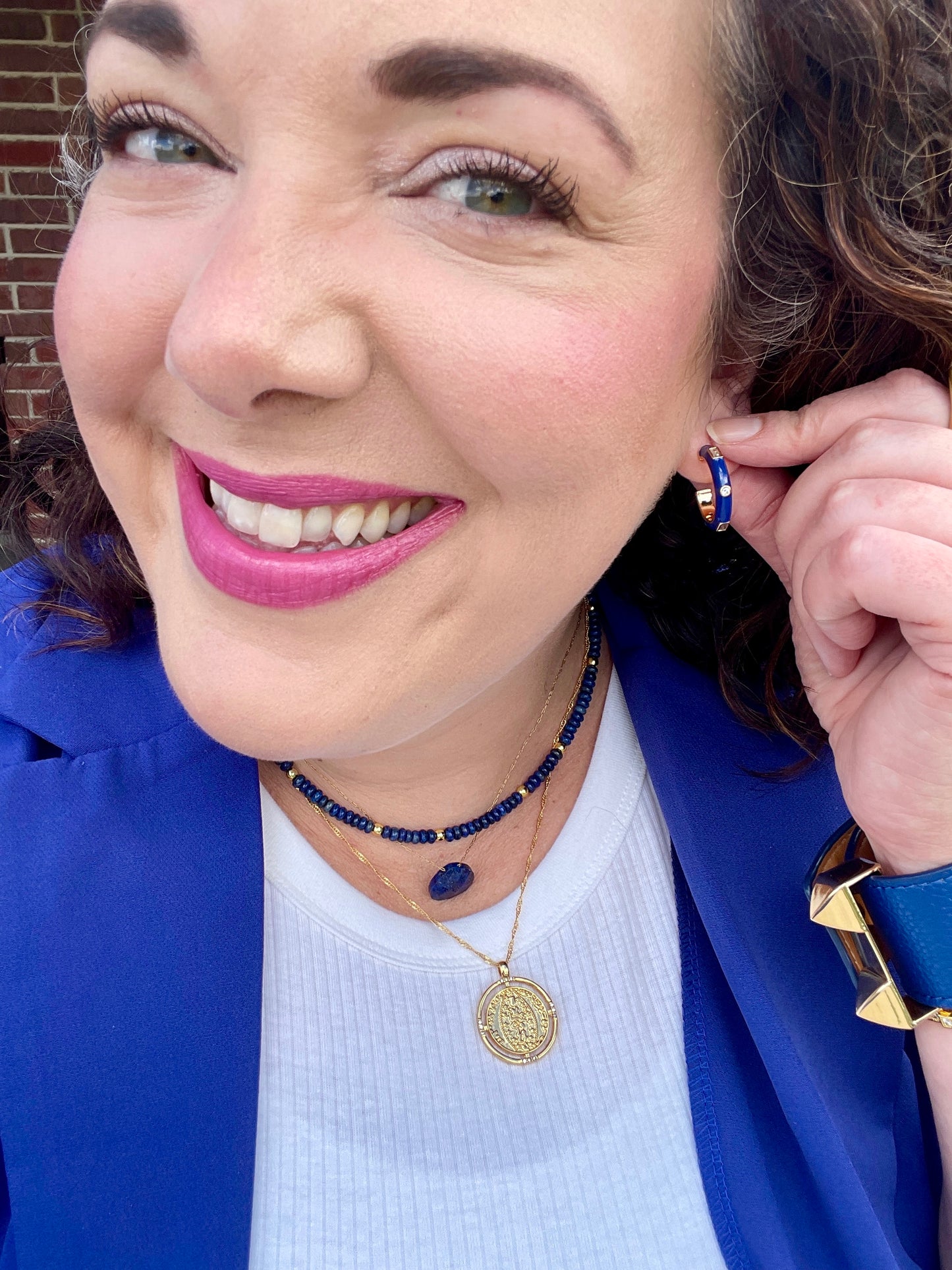 Isla Enamel Hoops