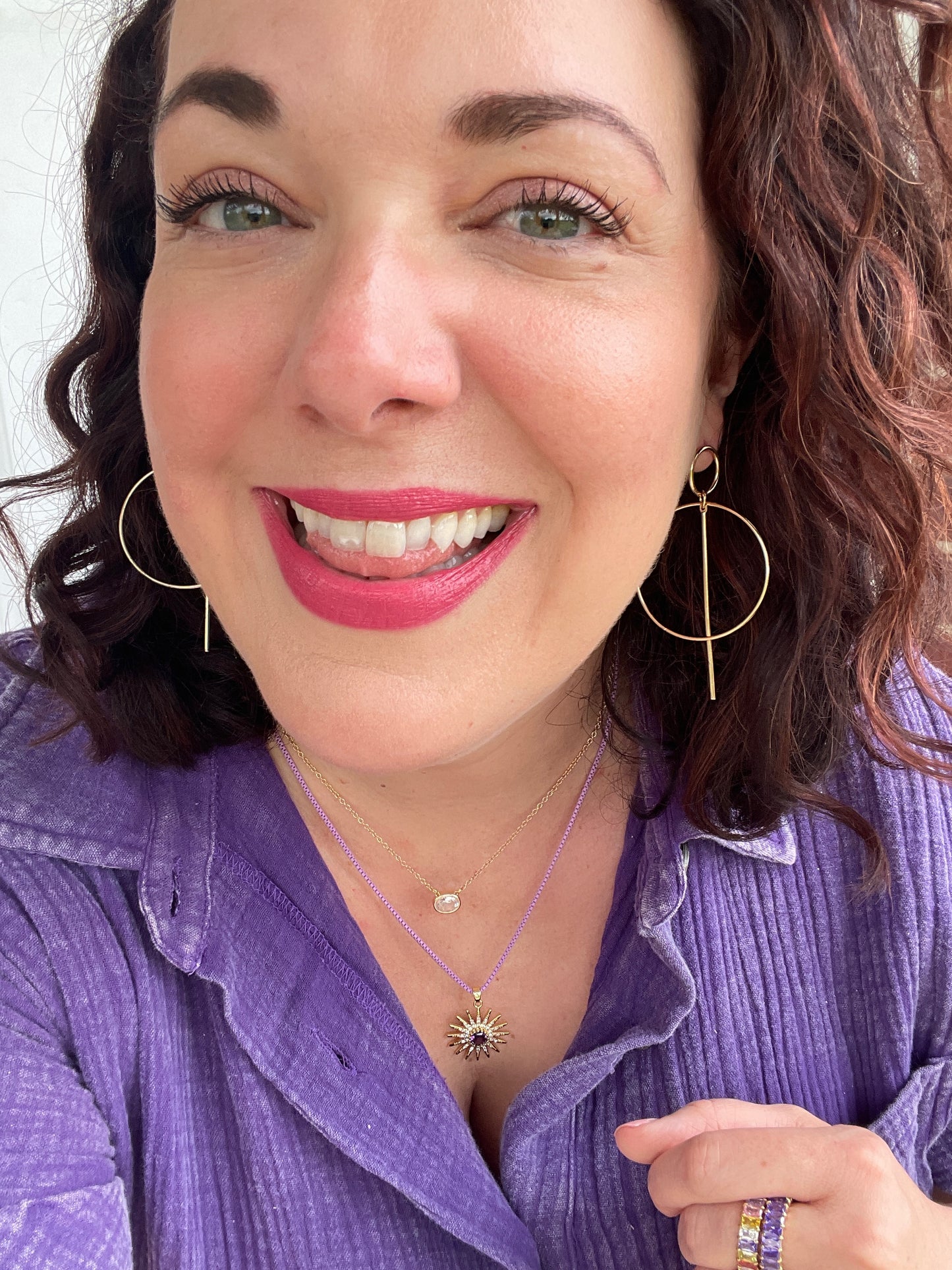 Matte Enamel Layering Necklace