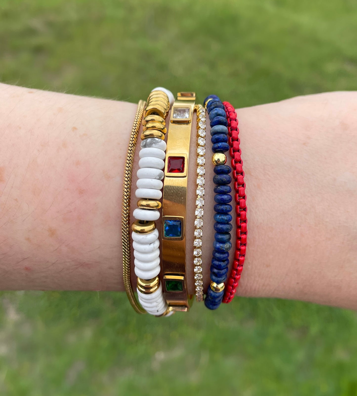 Brighter Days Enamel Bracelet