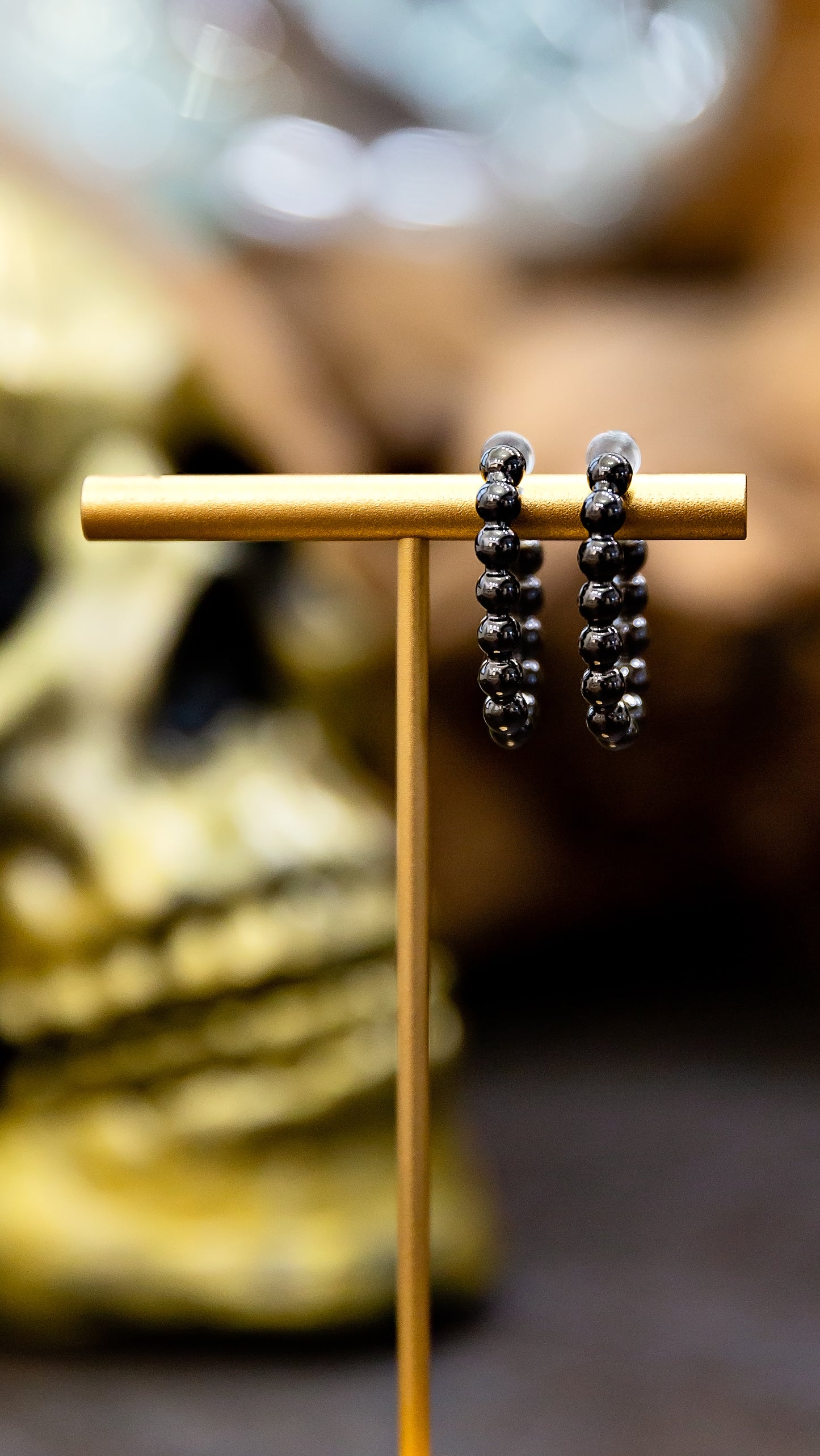 Gunmetal Hoops | Limited Edition