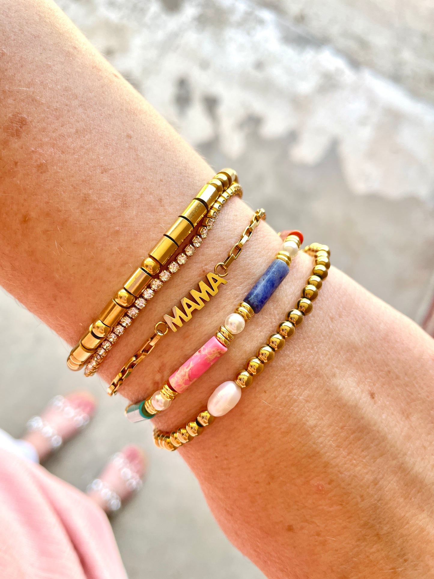 Morse Code Chain Bracelet