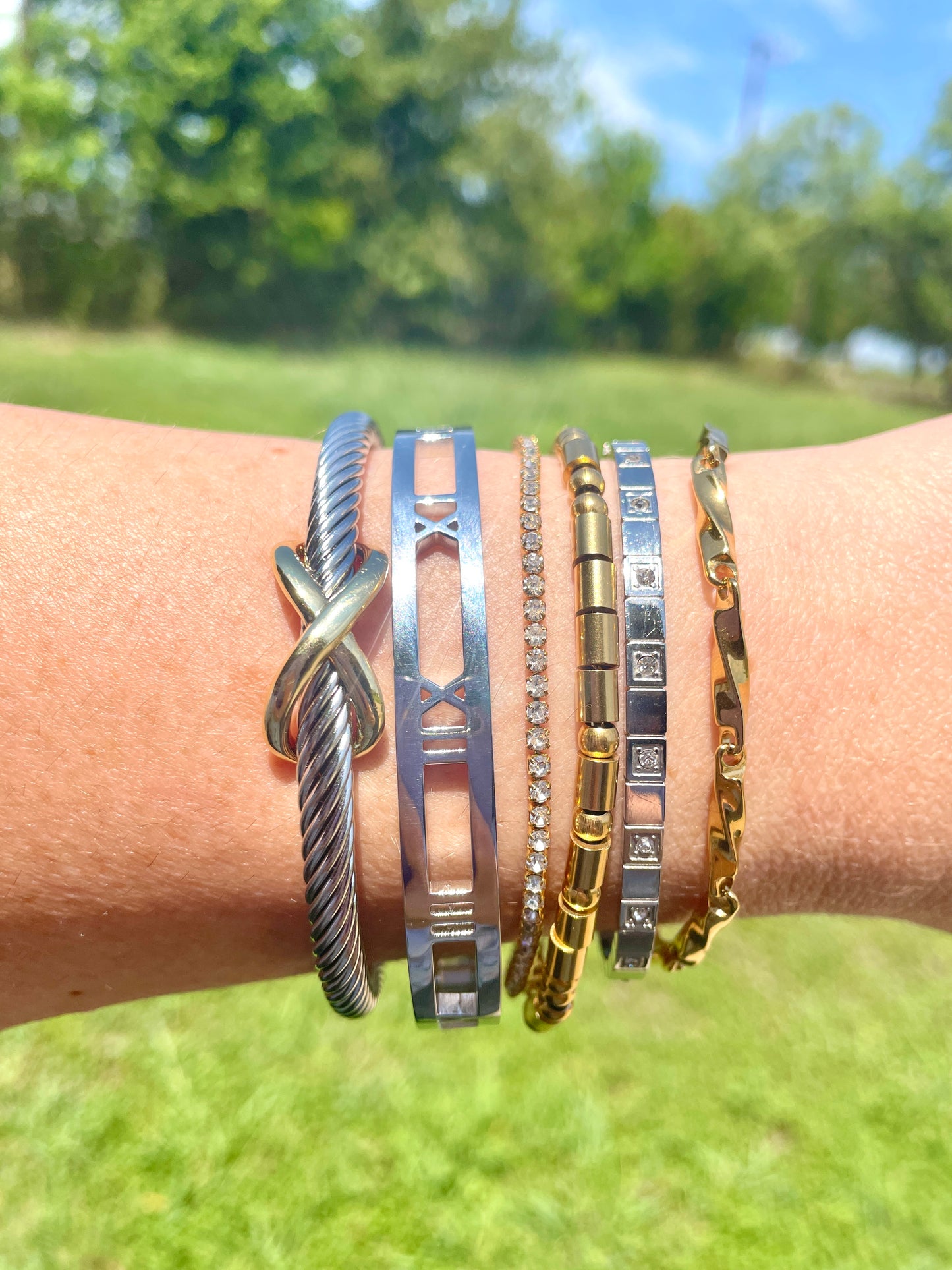 Morse Code Chain Bracelet