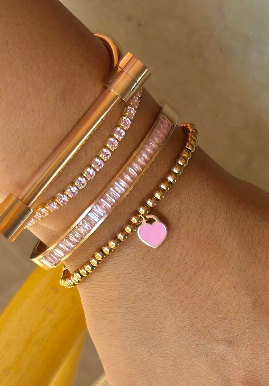 Classic Mini Tennis Bracelet | Pink Shoppe