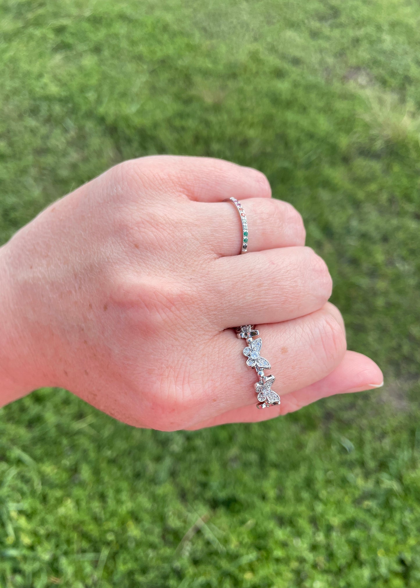 Lindsey Adjustable Butterfly Ring