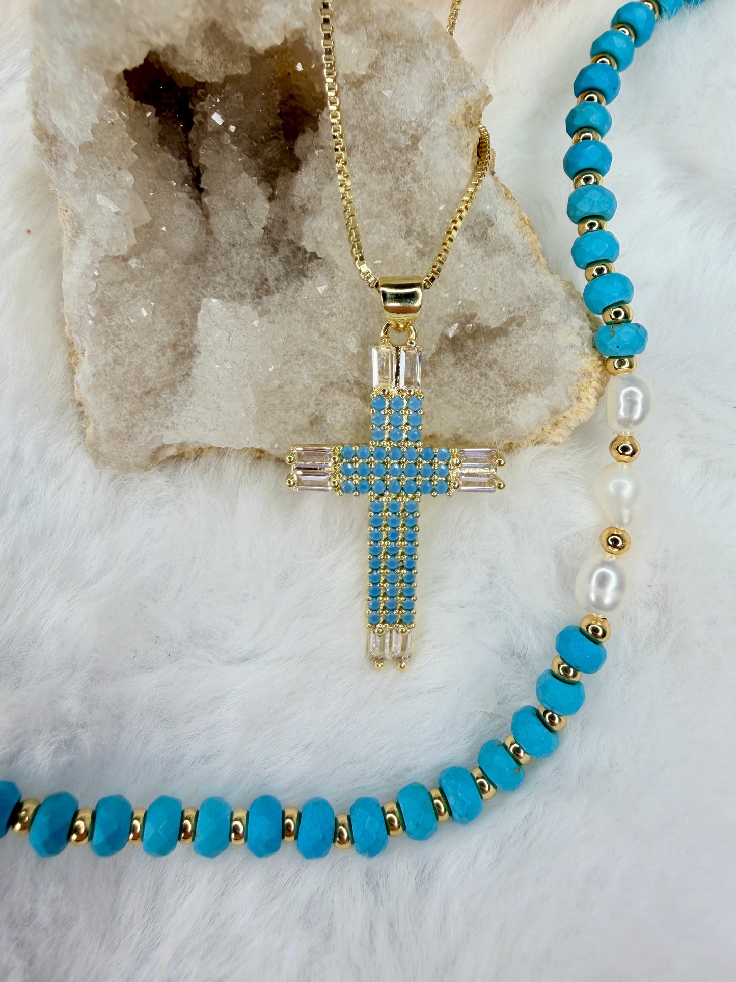 Marsha Cross Necklace