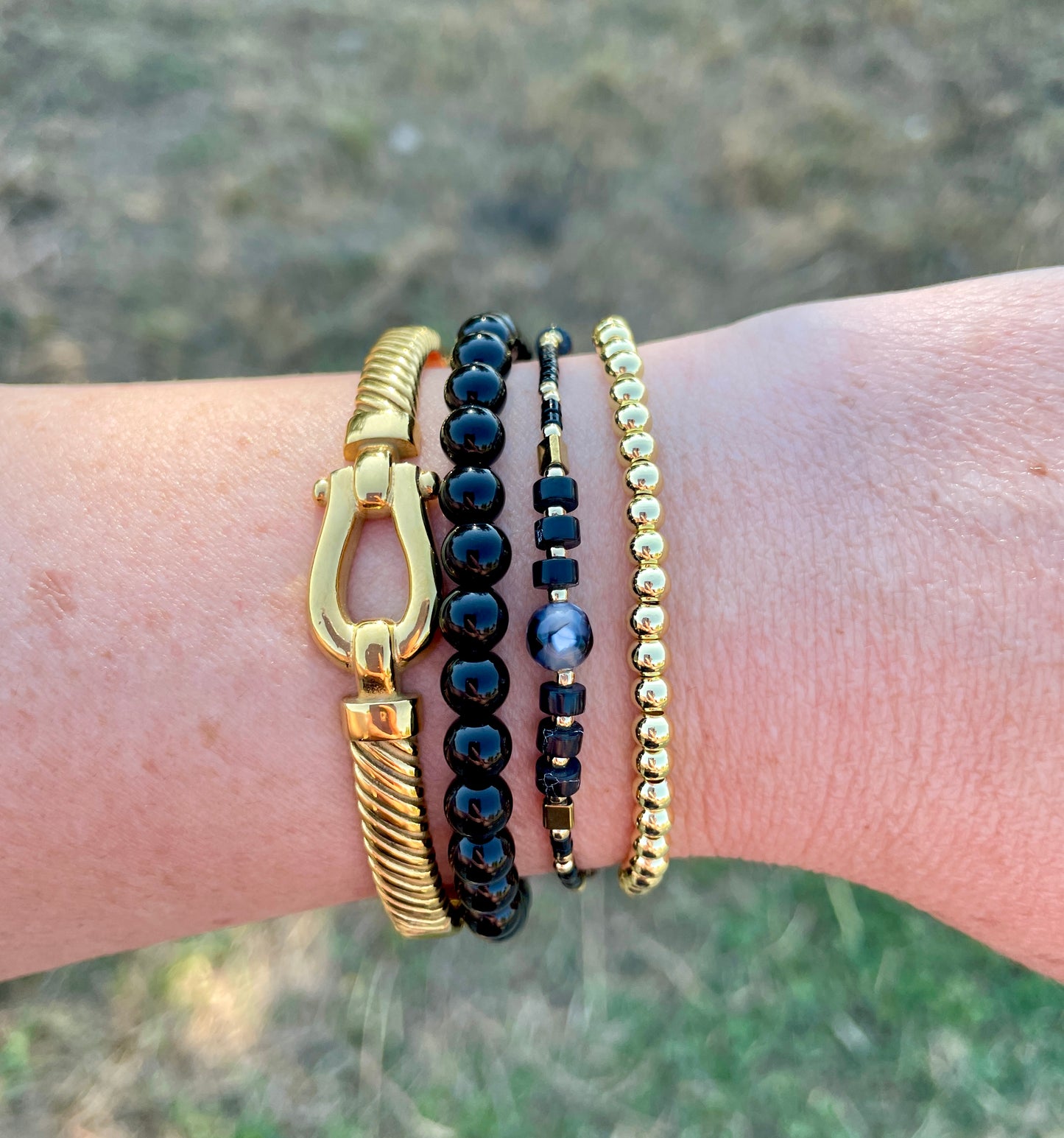 Basel Beaded Adjustable Bracelet