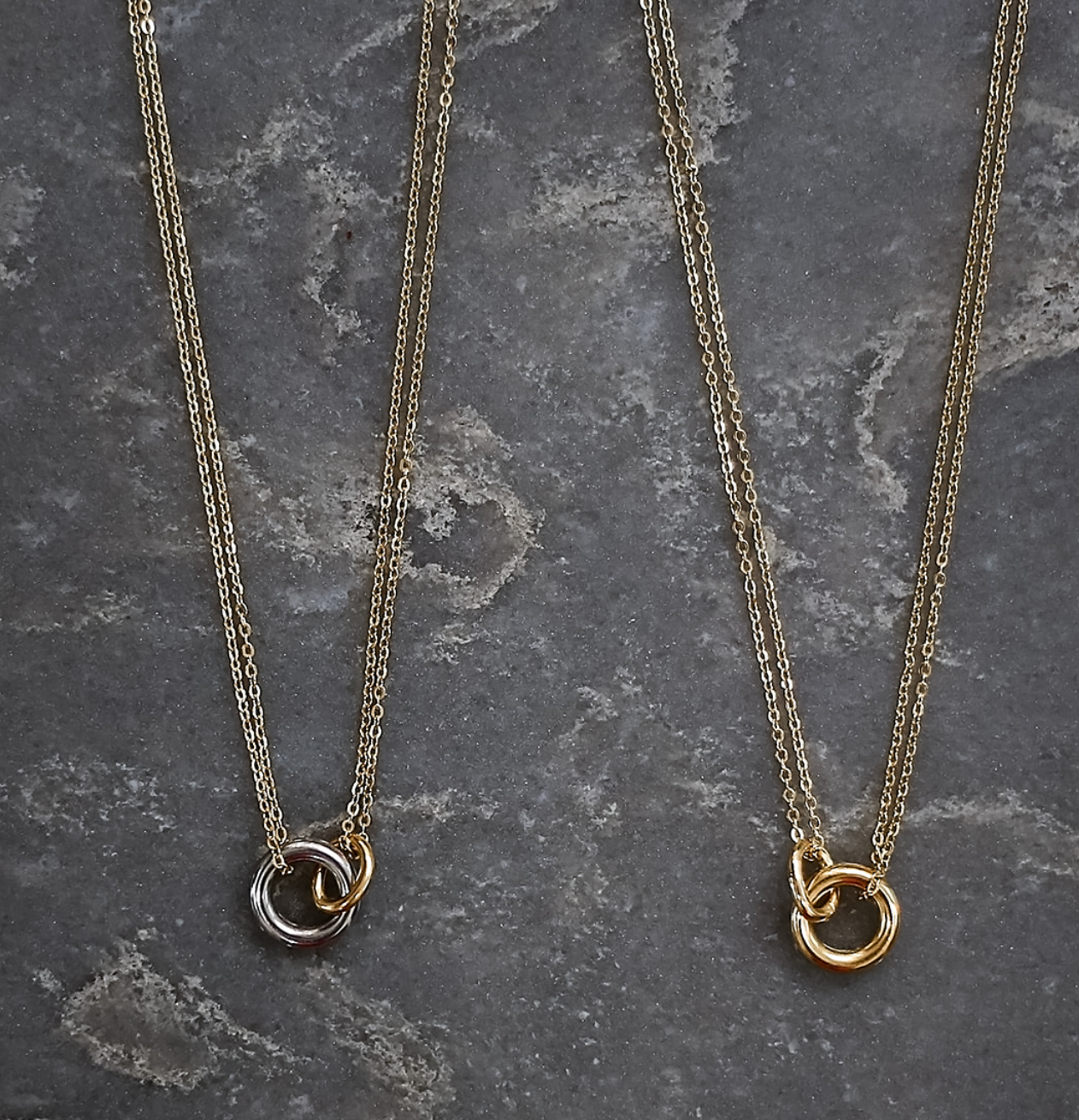 Elizabeth Double Chain Necklace