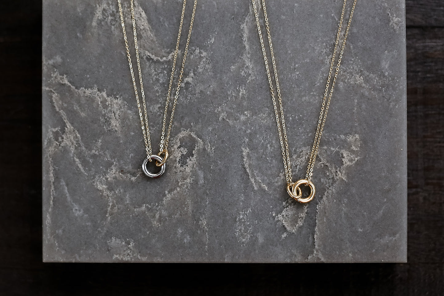 Elizabeth Double Chain Necklace