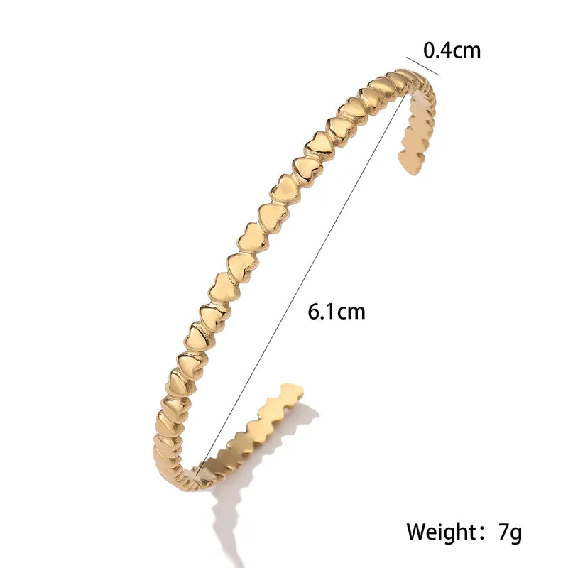 Modern Heart Cuff