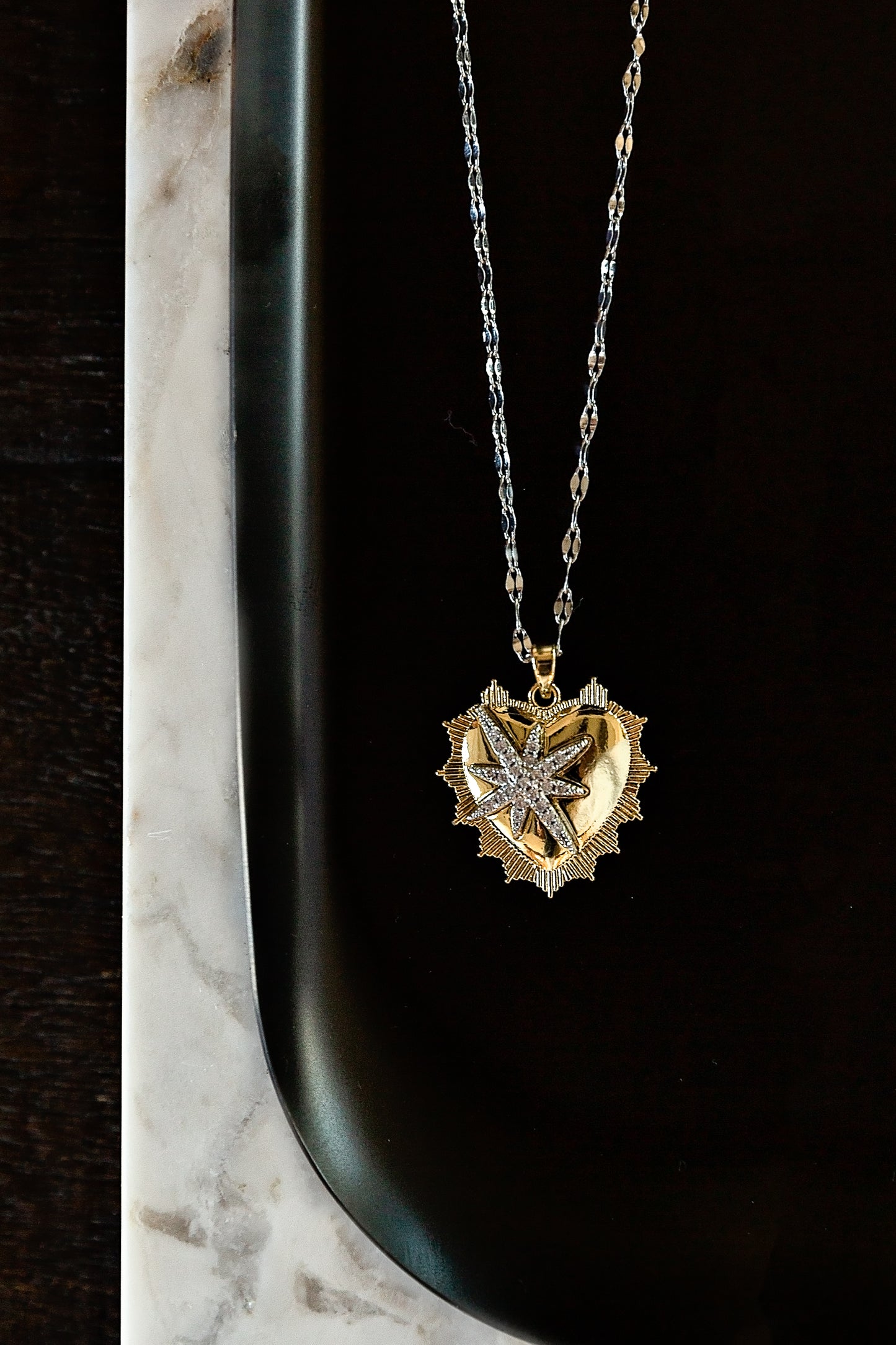 Rebel Heart Pendant Necklace