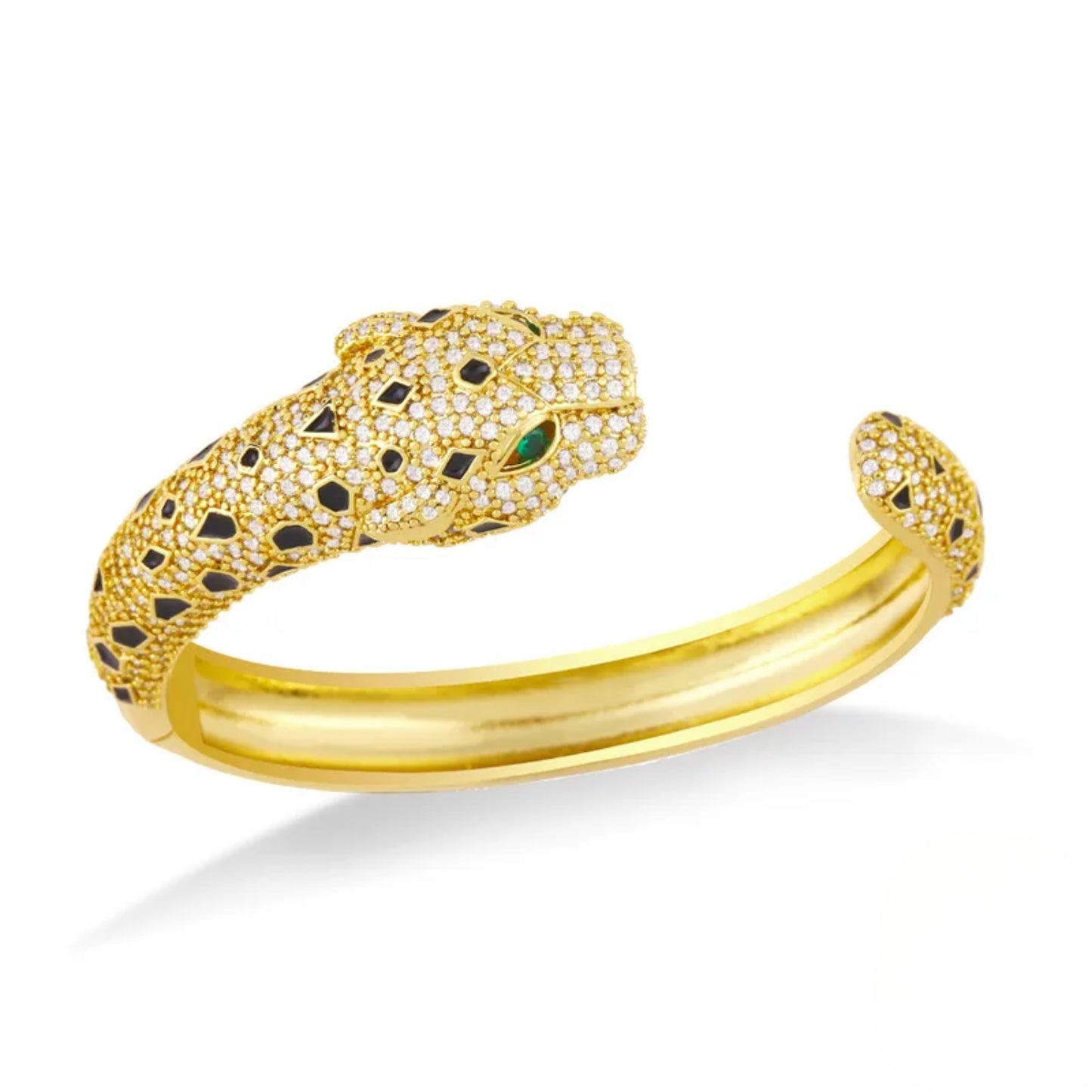 Cheetah Open Bangle