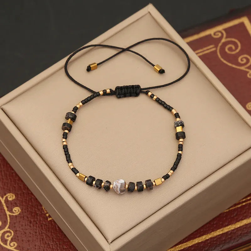 Basel Beaded Adjustable Bracelet