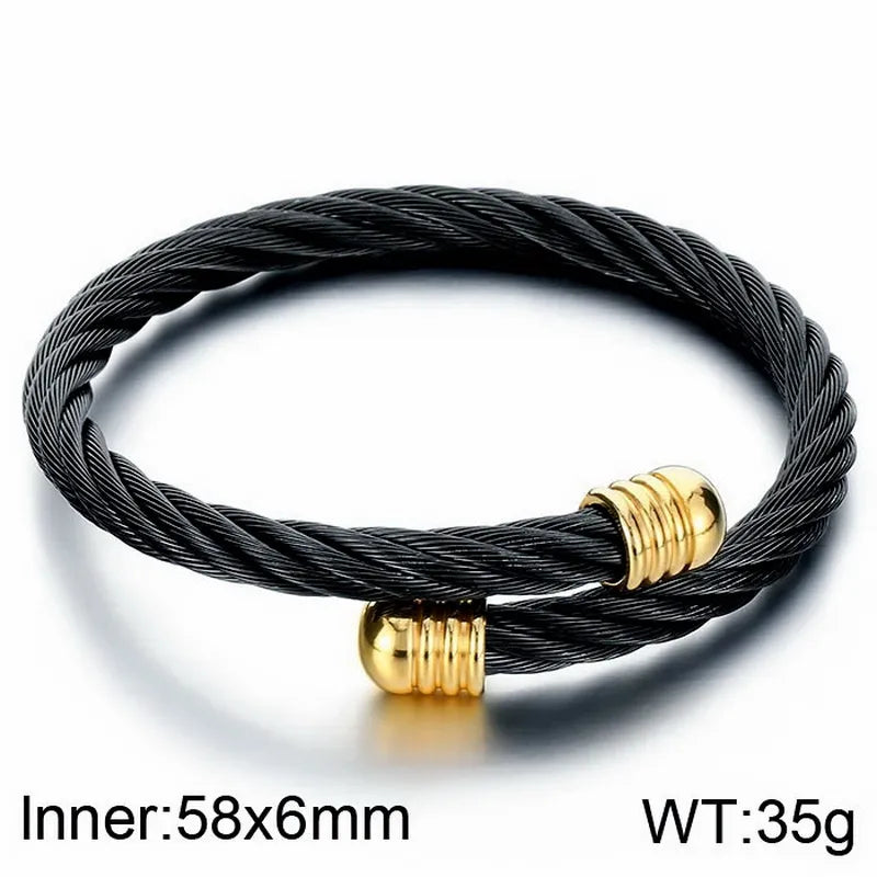 Cable Wrap Bracelet