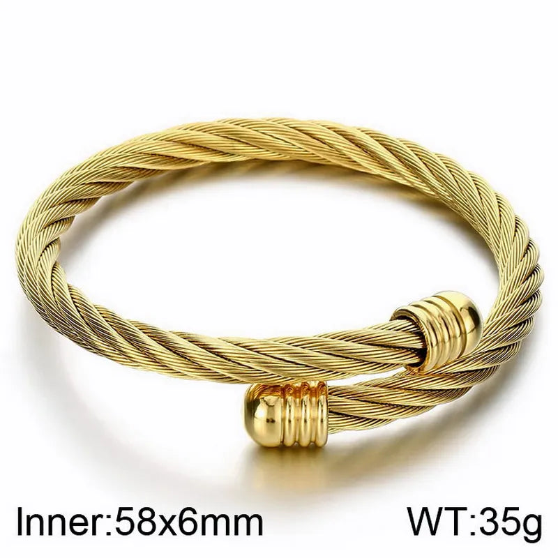 Cable Wrap Bracelet