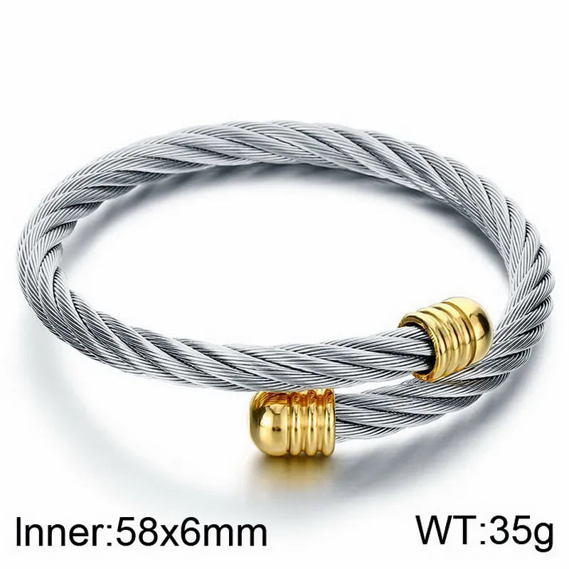 Cable Wrap Bracelet