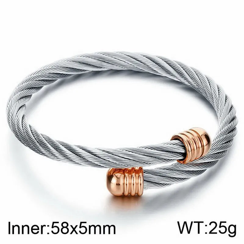 Cable Wrap Bracelet