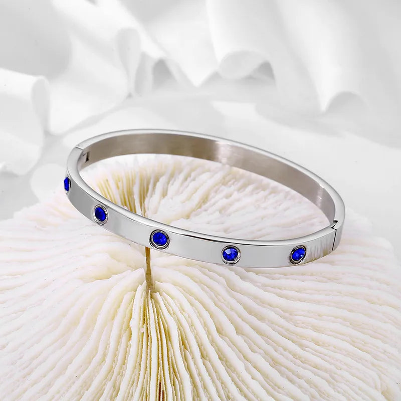 Cami CZ Stone Bangle with Colored Stones | Pre-Order