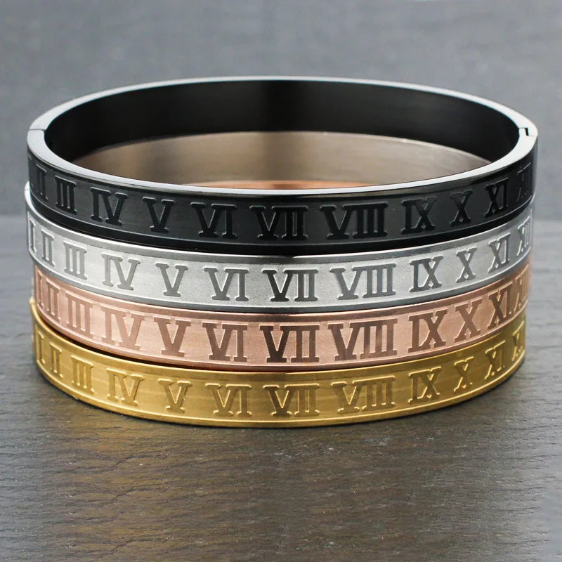 Carmen Roman Numeral Bangle