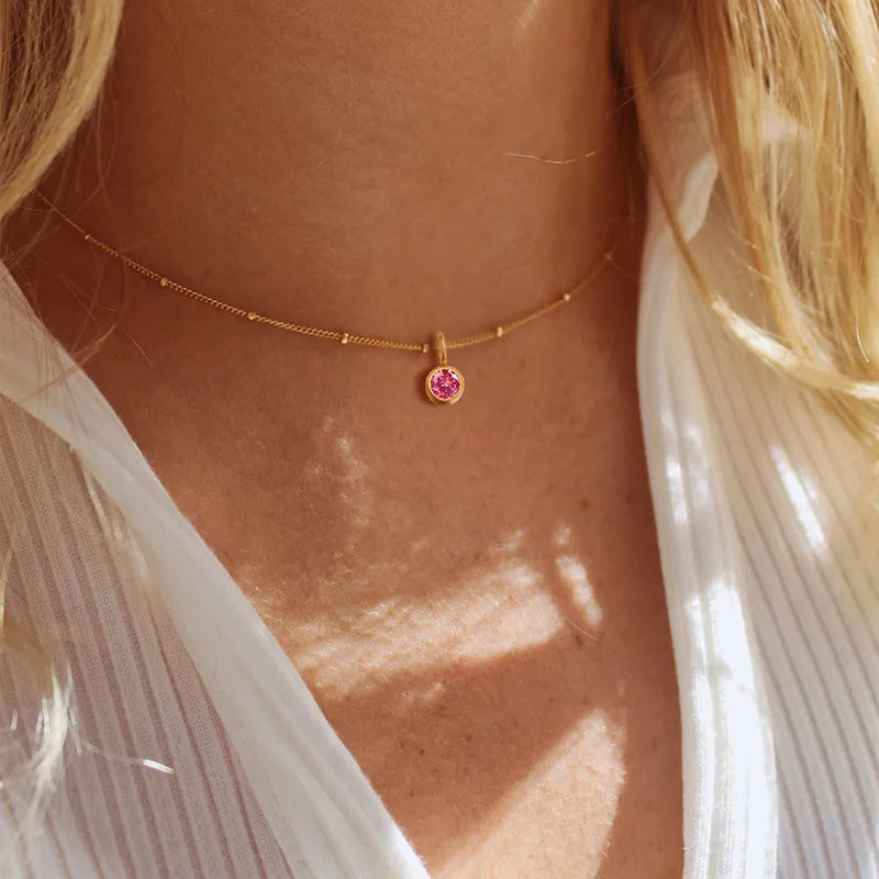 Classic Birthstone Necklace | Pre-Order
