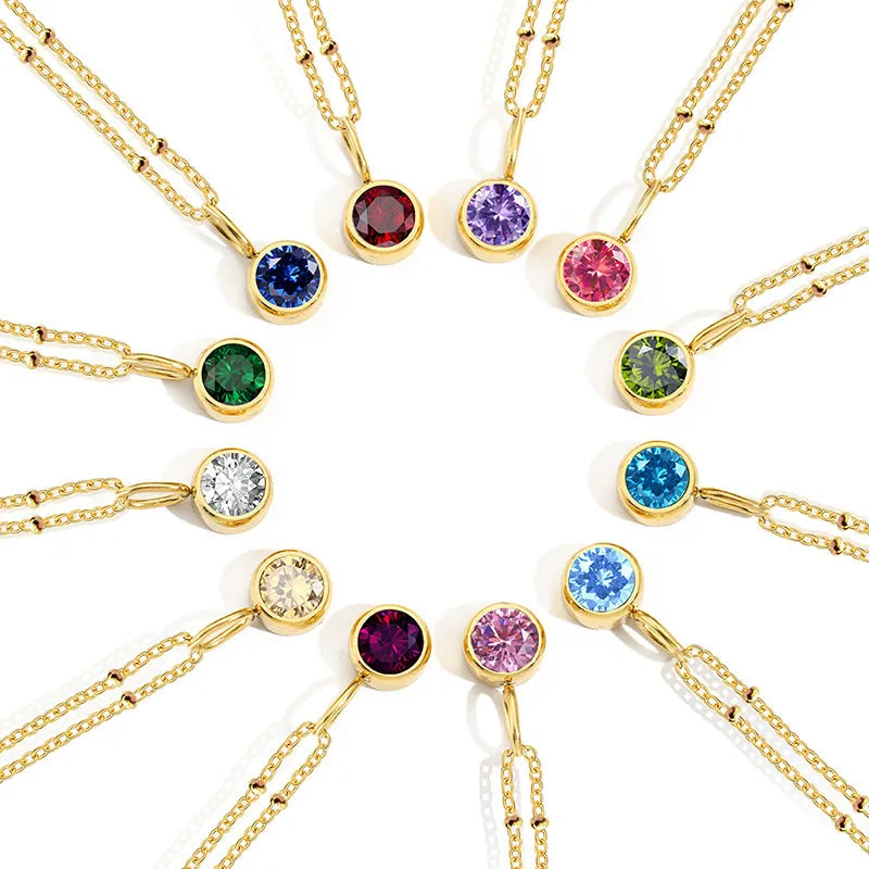 Classic Birthstone Necklace | Pre-Order