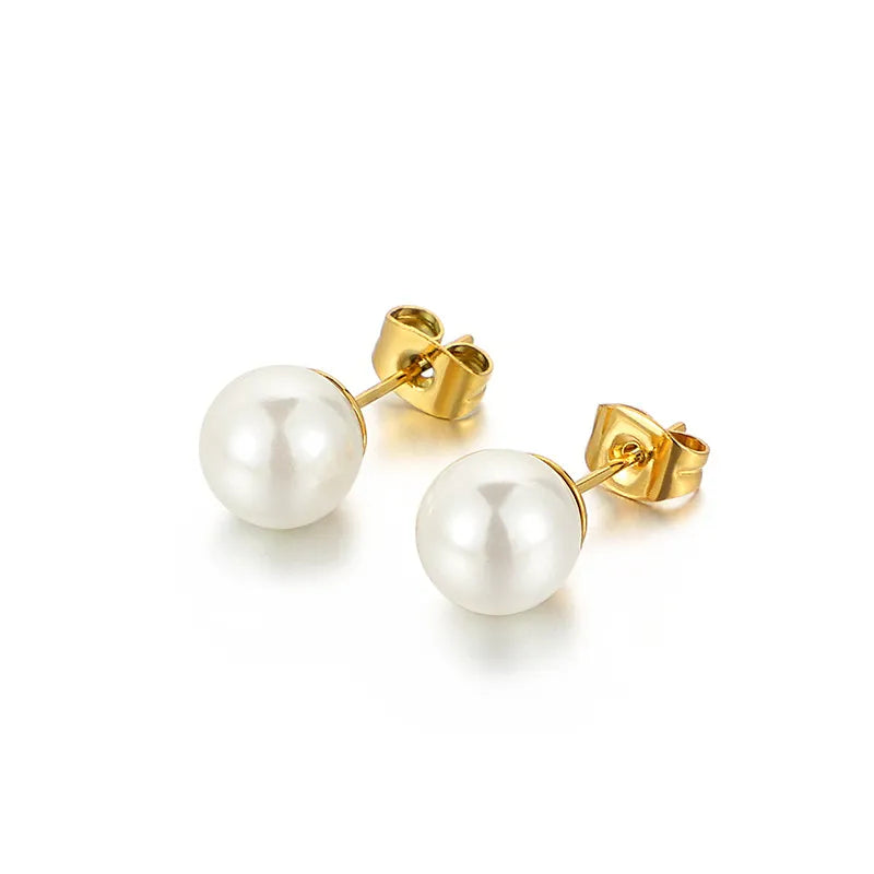 Classic Pearl Studs