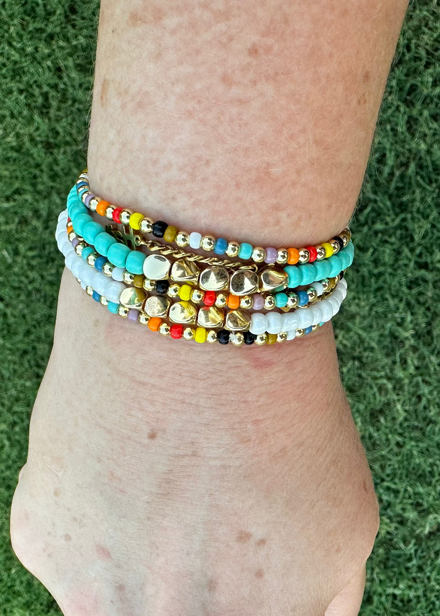 Casual Colorful Beaded Bracelet