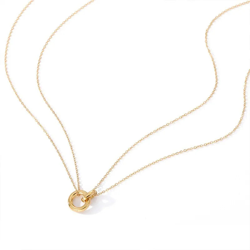 Elizabeth Double Chain Necklace
