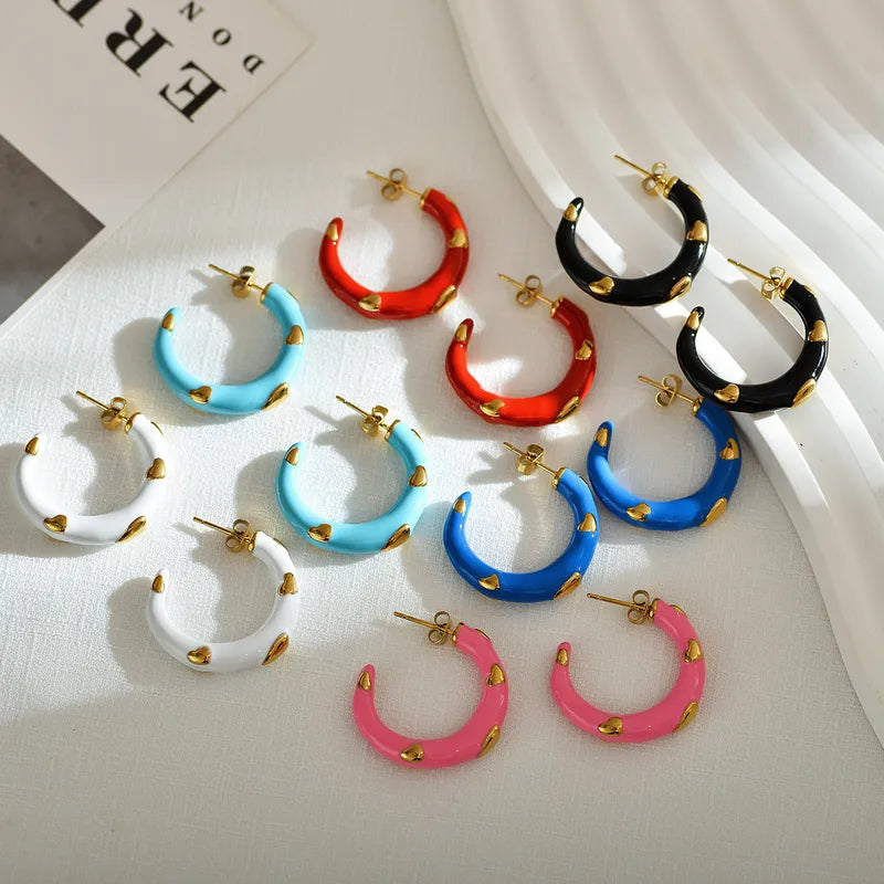 Emily Enamel Hoops | Pre-Order