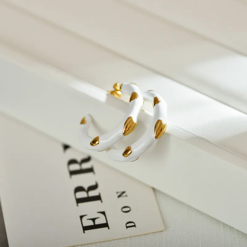 Emily Enamel Hoops | Pre-Order