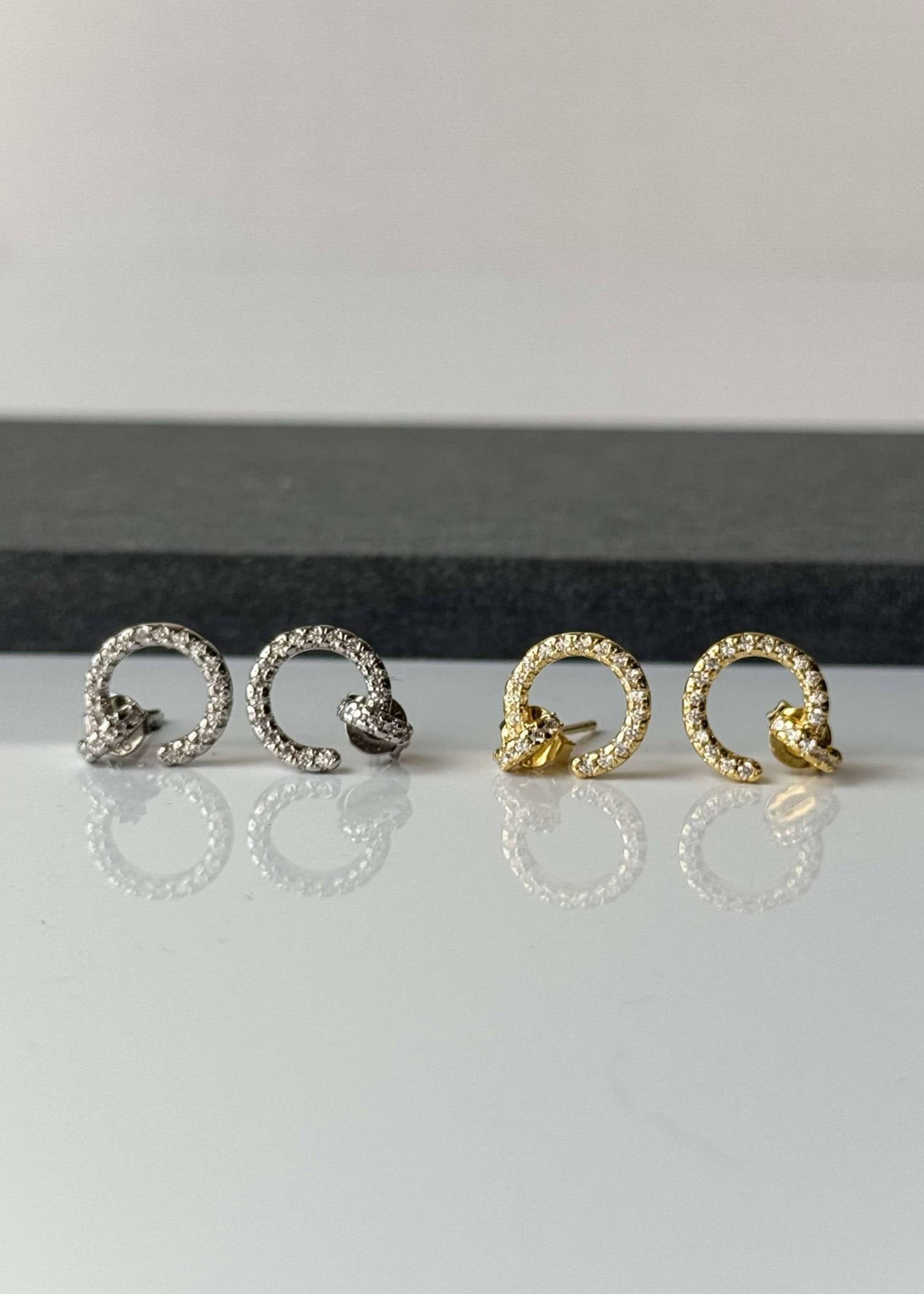 Nailhead Pavé Mini Studs