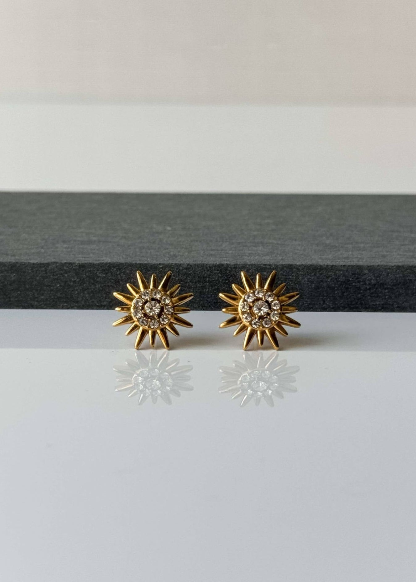Sunburst Stud Earrings