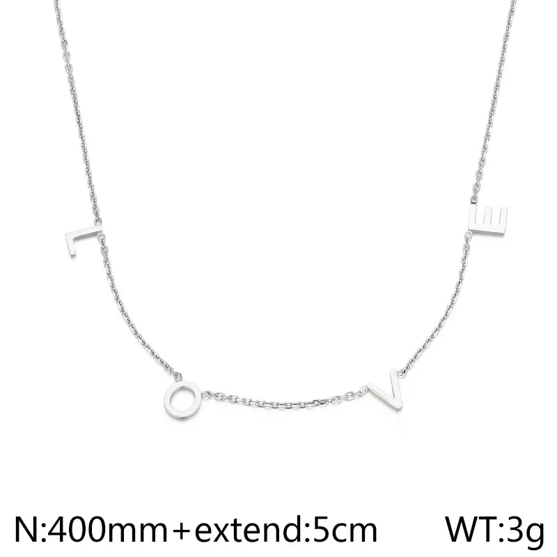 Floating Love Necklace