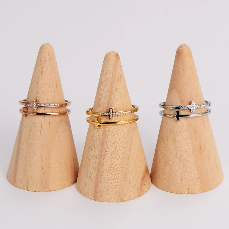 Grace Dainty Cross Ring | Pre-Order