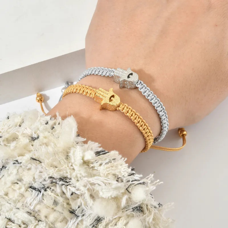 Hamsa Adjustable Bracelet